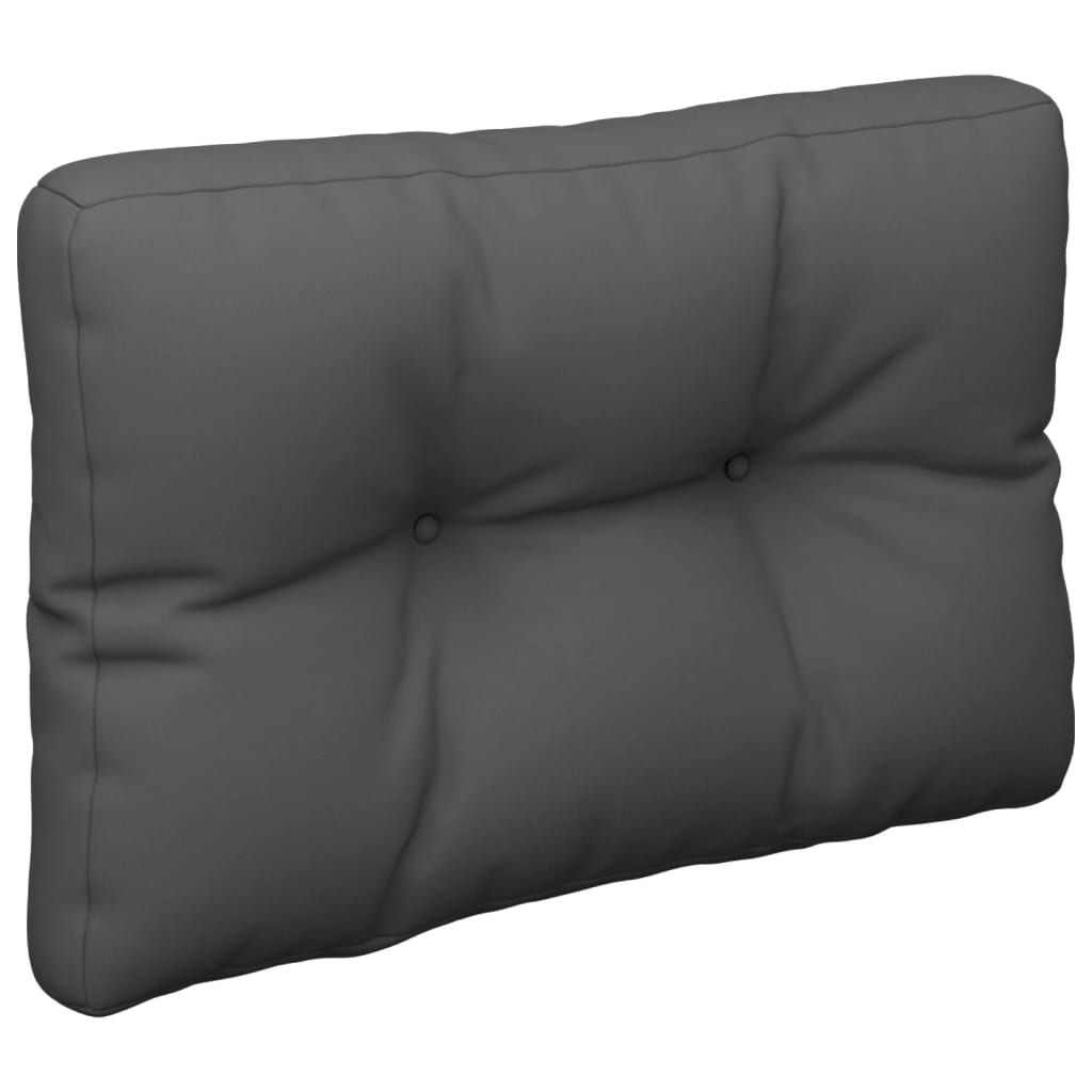 vidaXL Coussin de palette anthracite 50x40x12 cm Tissu