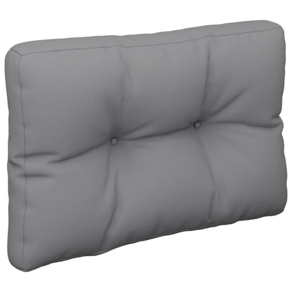 vidaXL Coussin de palette Gris 50x40x12 cm Tissu