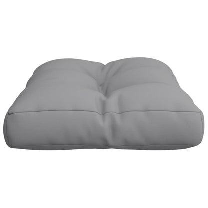 vidaXL Coussin de palette Gris 50x40x12 cm Tissu