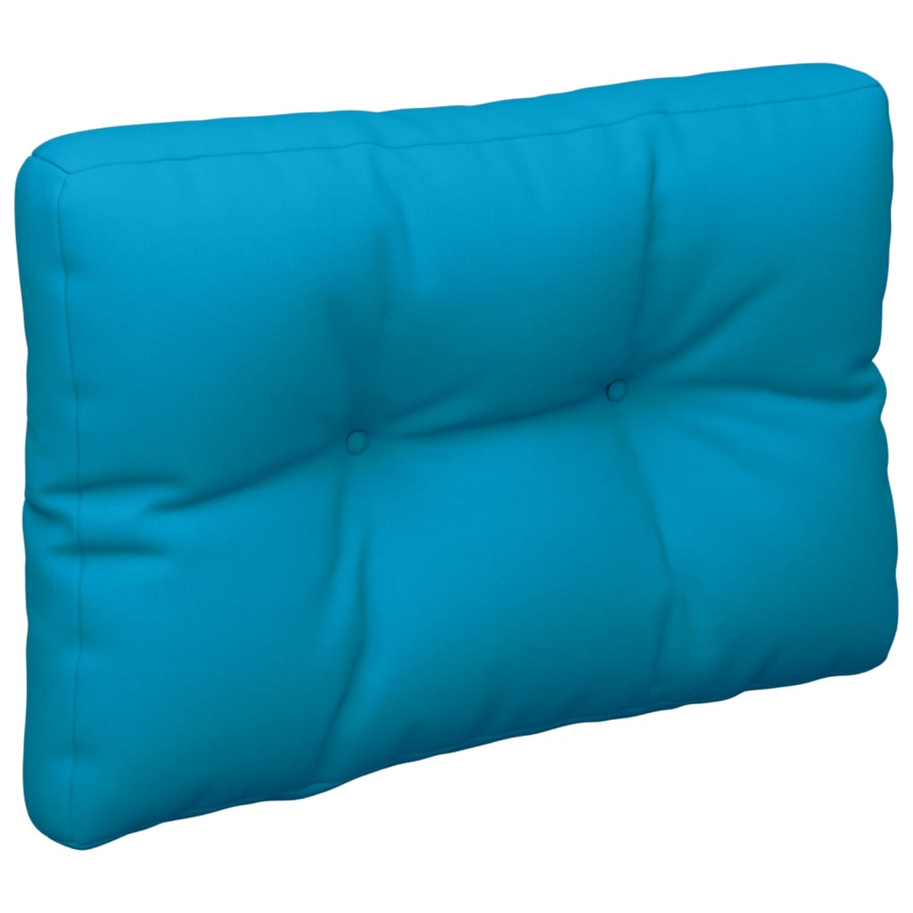 vidaXL Palettenkissen Hellblau 50x40x12 cm Stoff