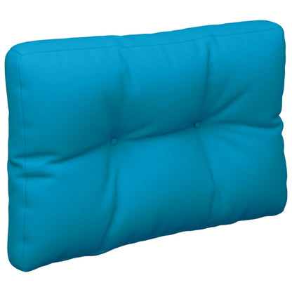 vidaXL Palettenkissen Hellblau 50x40x12 cm Stoff