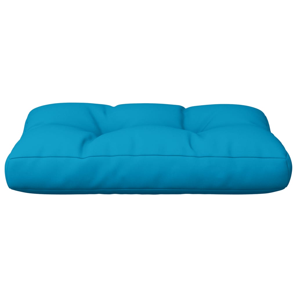vidaXL Palettenkissen Hellblau 50x40x12 cm Stoff