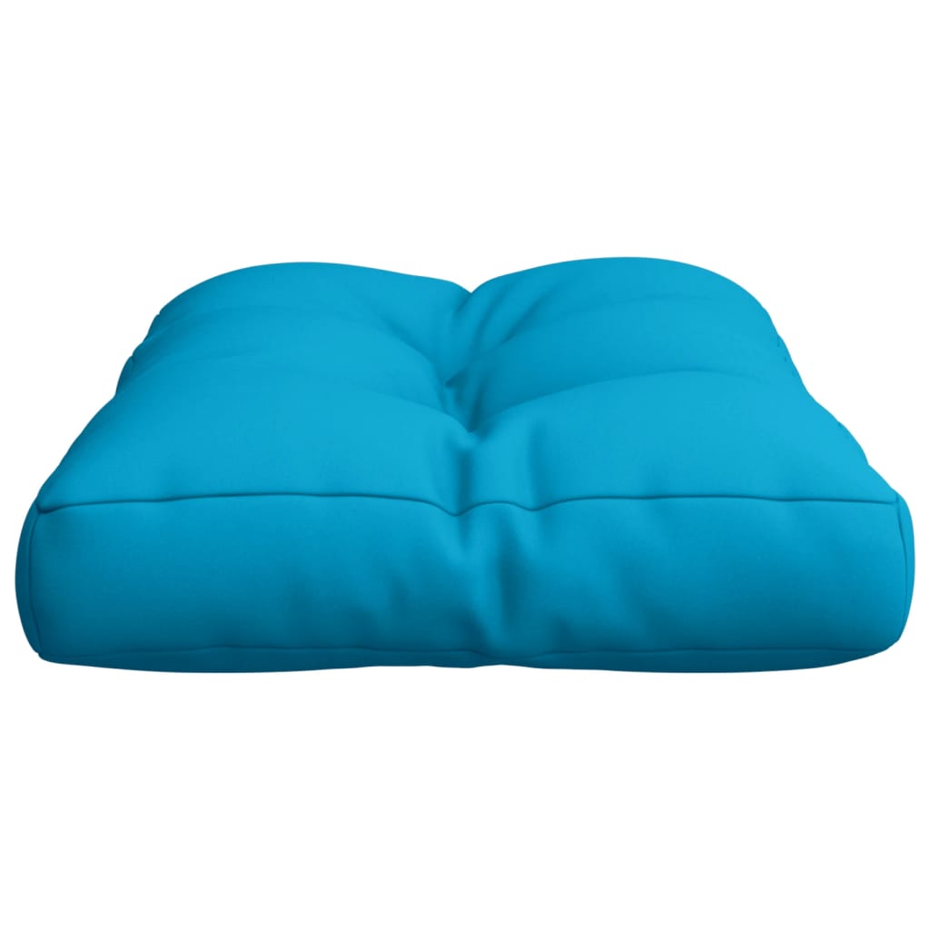 vidaXL Palettenkissen Hellblau 50x40x12 cm Stoff