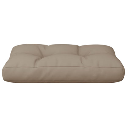 vidaXL Coussins de palette Taupe 50x40x12 cm Tissu
