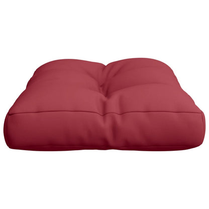 vidaXL Palettenkissen Weinrot 50x40x12 cm Stoff