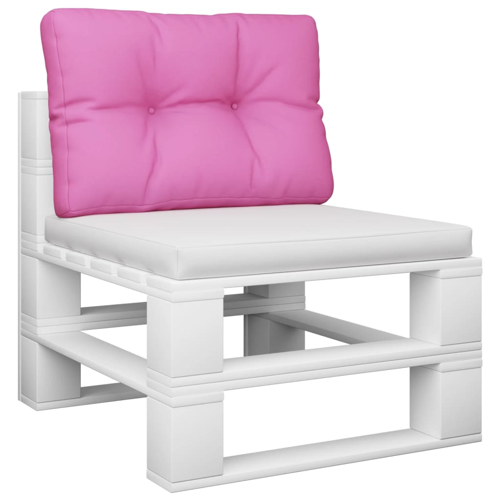 vidaXL Palettenkissen Rosa 50x40x12 cm Stoff