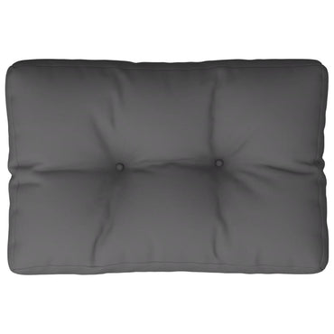 vidaXL Coussin de palette anthracite 60x40x12 cm Tissu