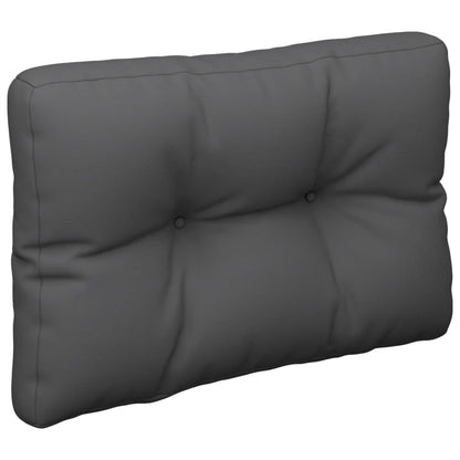 vidaXL Coussin de palette anthracite 60x40x12 cm Tissu