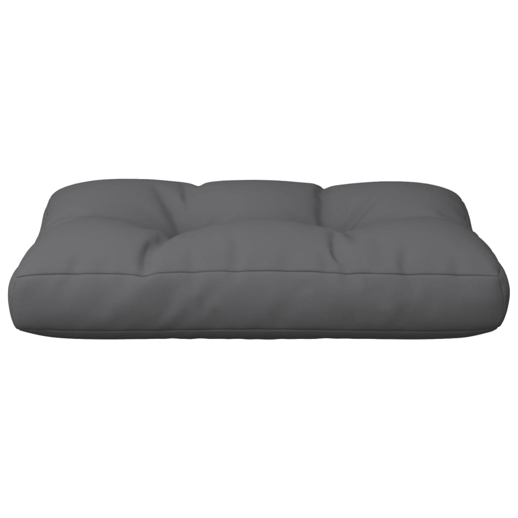 vidaXL Coussin de palette anthracite 60x40x12 cm Tissu