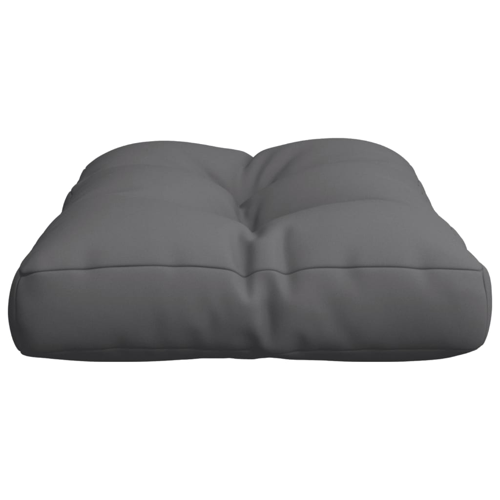 vidaXL Coussin de palette anthracite 60x40x12 cm Tissu