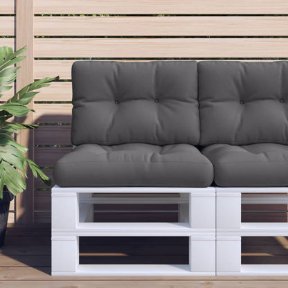 vidaXL Coussin de palette anthracite 60x40x12 cm Tissu