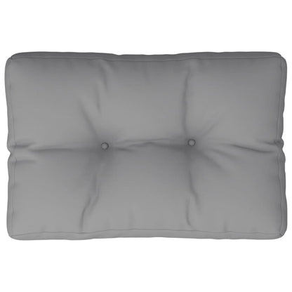 vidaXL Coussin de palette Gris 60x40x12 cm Tissu