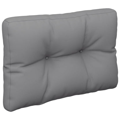 vidaXL Coussin de palette Gris 60x40x12 cm Tissu
