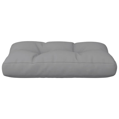 vidaXL Coussin de palette Gris 60x40x12 cm Tissu