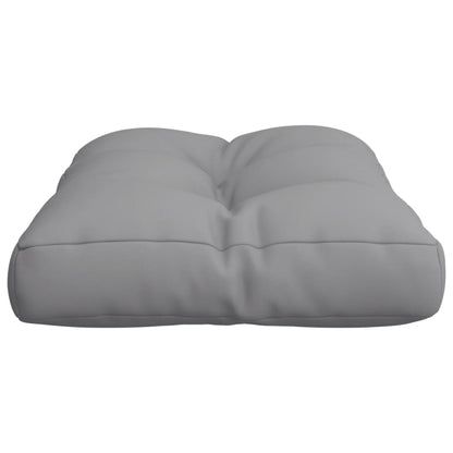 vidaXL Coussin de palette Gris 60x40x12 cm Tissu