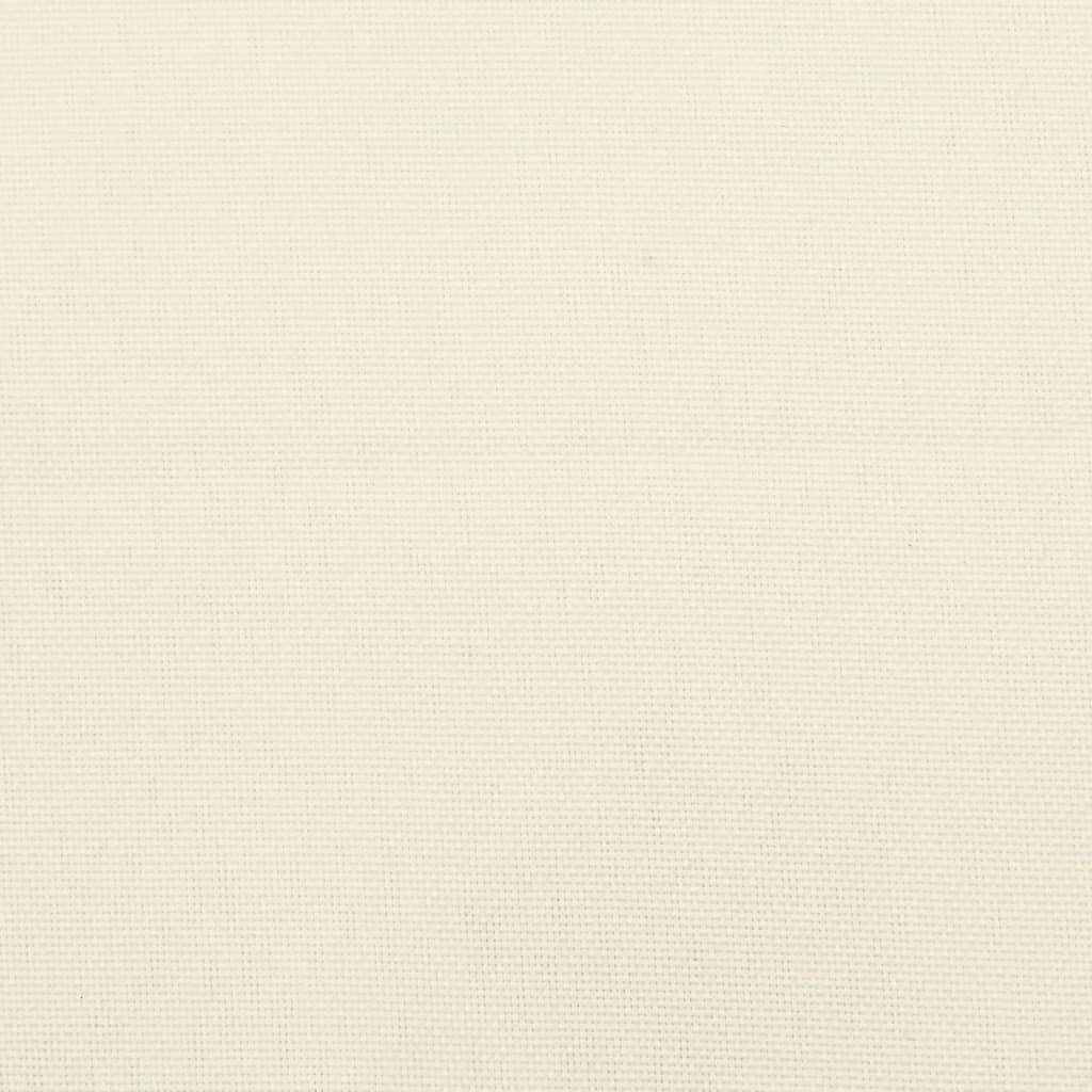 vidaXL Coussin de palette crème 60x40x12 cm tissu