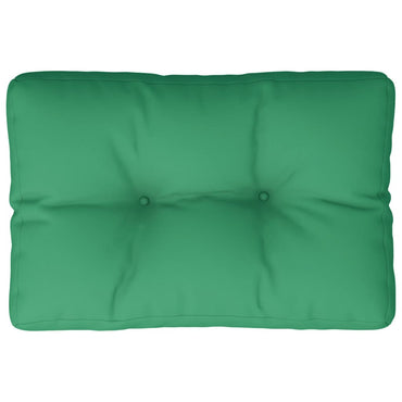 vidaXL Palettenkissen Grün 60x40x12 cm Stoff