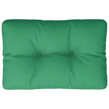 vidaXL Palettenkissen Grün 60x40x12 cm Stoff
