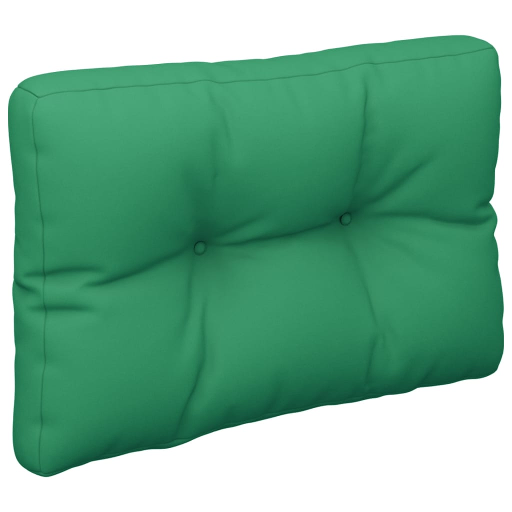 vidaXL Palettenkissen Grün 60x40x12 cm Stoff