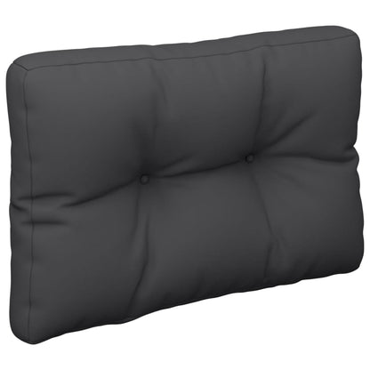 vidaXL Palettenkissen Schwarz 60x40x12 cm Stoff