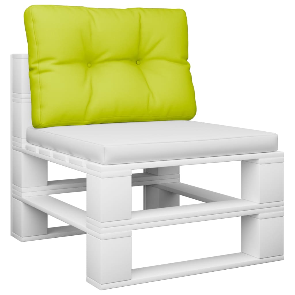 vidaXL Palettenkissen Knallgrün 60x40x12 cm Stoff