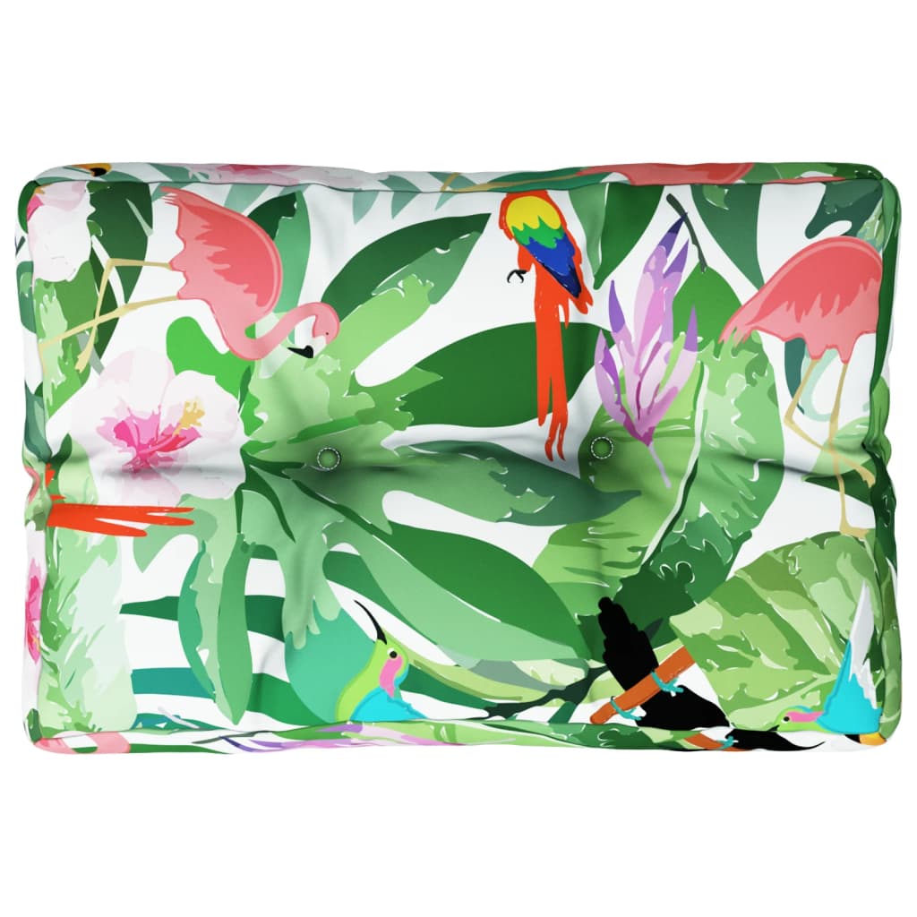 vidaXL Palettenkissen Mehrfarbig 60x40x12 cm Stoff