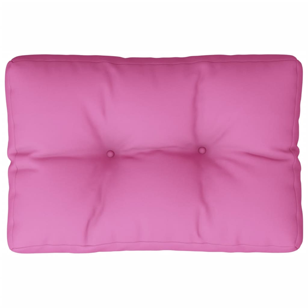 vidaXL Palettenkissen Rosa 60x40x12 cm Stoff