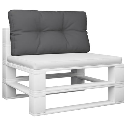 vidaXL Coussin de palette anthracite 70x40x12 cm Tissu