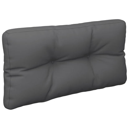 vidaXL Coussin de palette anthracite 70x40x12 cm Tissu