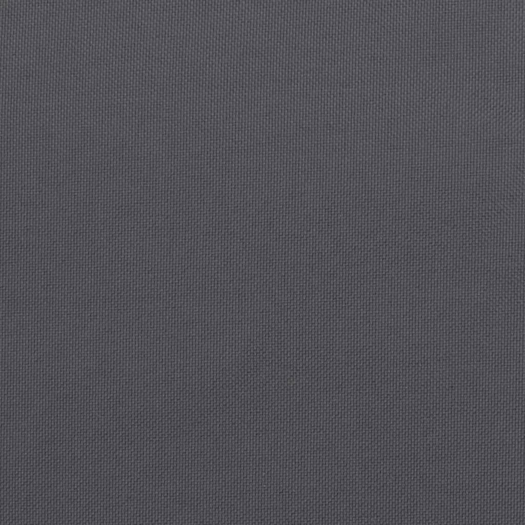 vidaXL Coussin de palette anthracite 70x40x12 cm Tissu