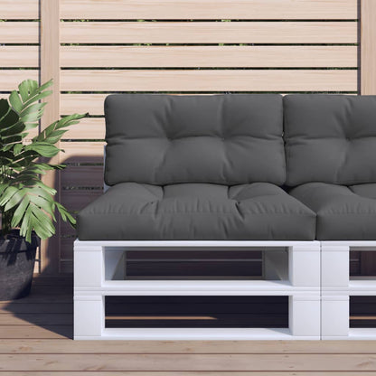 vidaXL Coussin de palette anthracite 70x40x12 cm Tissu