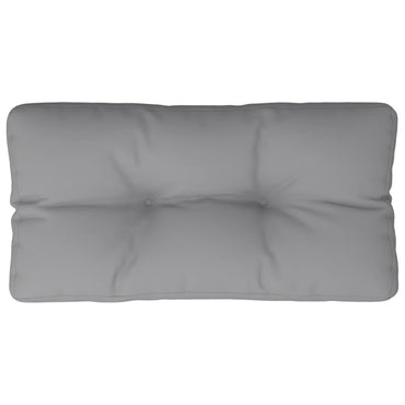 vidaXL Coussin de palette gris 70x40x12 cm en tissu