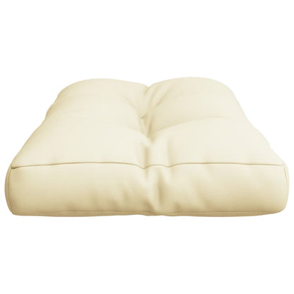 vidaXL Coussin de palette crème 70x40x12 cm tissu