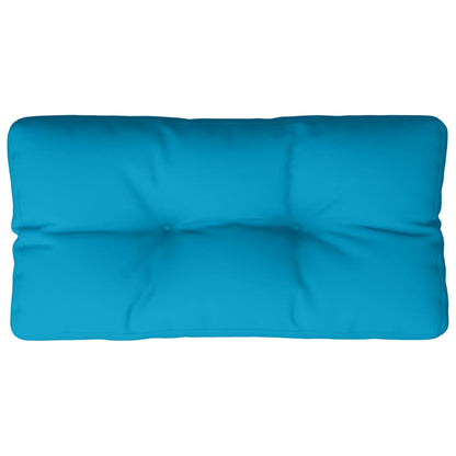 vidaXL Coussin de palette bleu clair 70x40x12 cm tissu