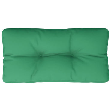 vidaXL Coussin de palette vert 70x40x12 cm en tissu