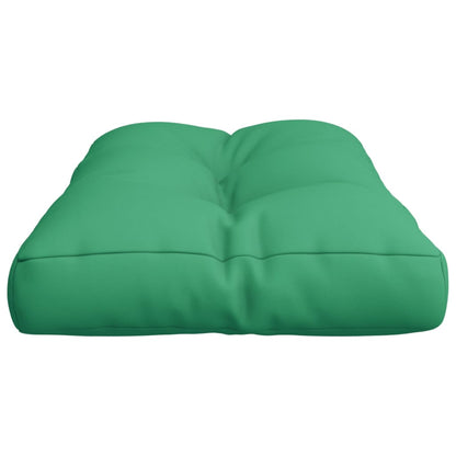 vidaXL Coussin de palette vert 70x40x12 cm en tissu