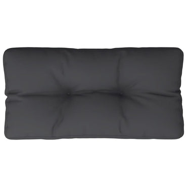 vidaXL Coussin de palette Noir 70x40x12 cm Tissu