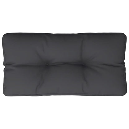 vidaXL Coussin de palette Noir 70x40x12 cm Tissu