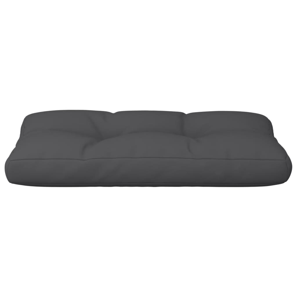 vidaXL Coussin de palette Noir 70x40x12 cm Tissu