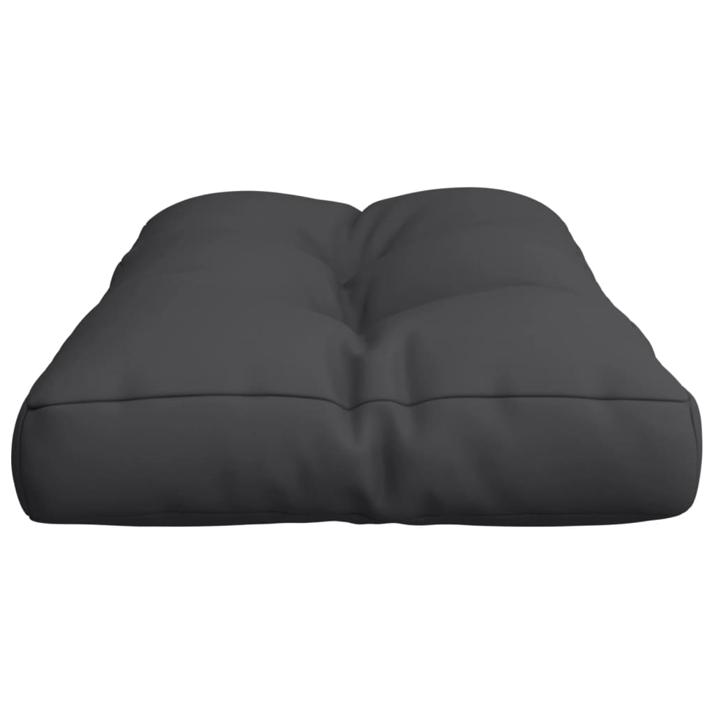 vidaXL Coussin de palette Noir 70x40x12 cm Tissu