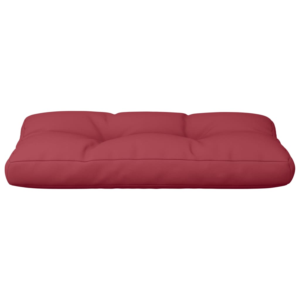 vidaXL Palettenkissen Weinrot 70x40x12 cm Stoff