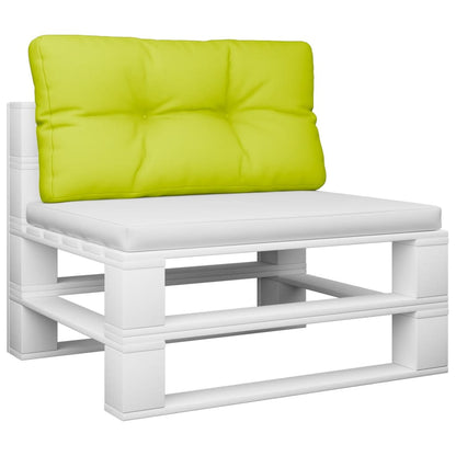 vidaXL Coussins de palette vert vif 70x40x12 cm Tissu