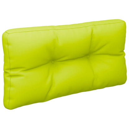 vidaXL Coussins de palette vert vif 70x40x12 cm Tissu
