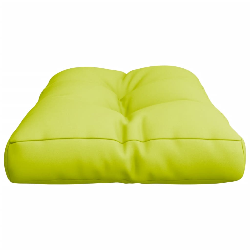 vidaXL Coussins de palette vert vif 70x40x12 cm Tissu