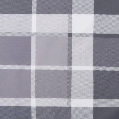 vidaXL Palettenkissen Grau Kariert 70x40x12 cm Stoff