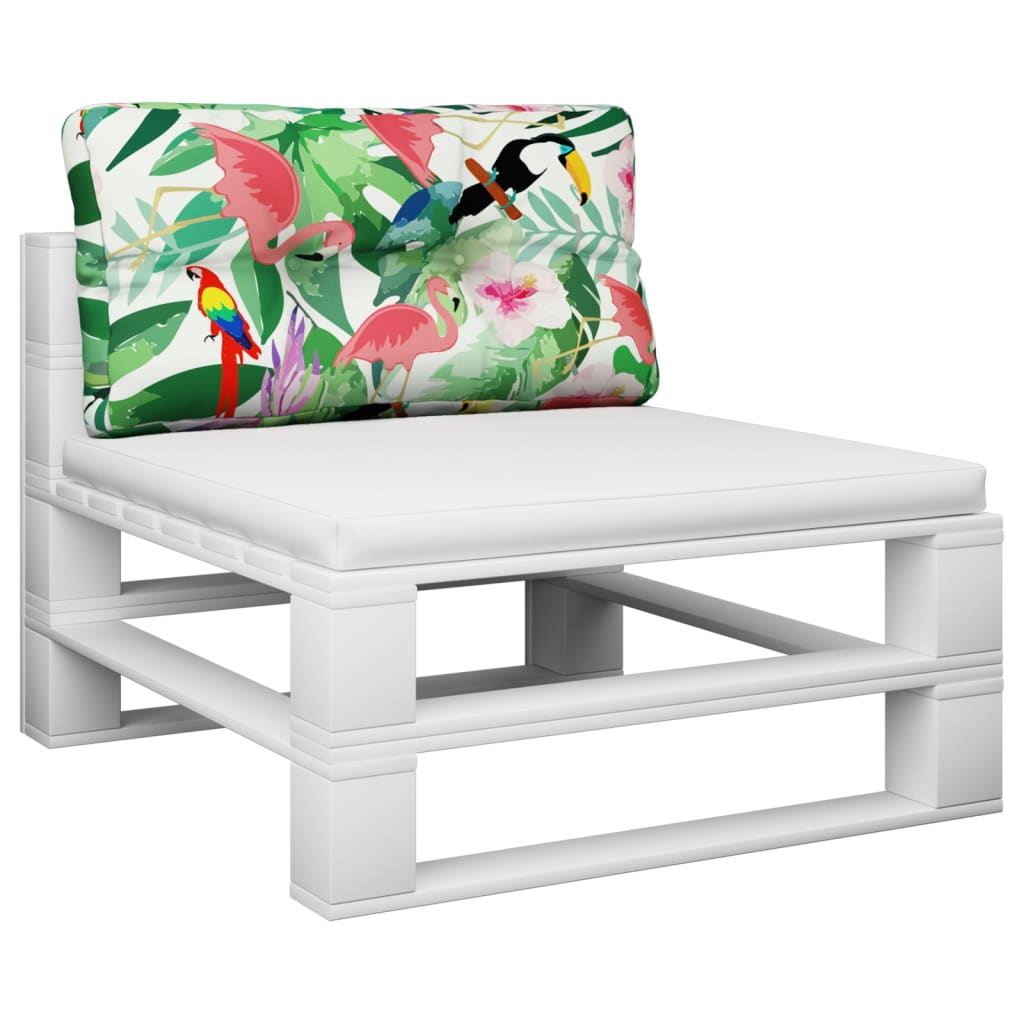 vidaXL Coussins de palettes Multicolore 70x40x12 cm Tissu