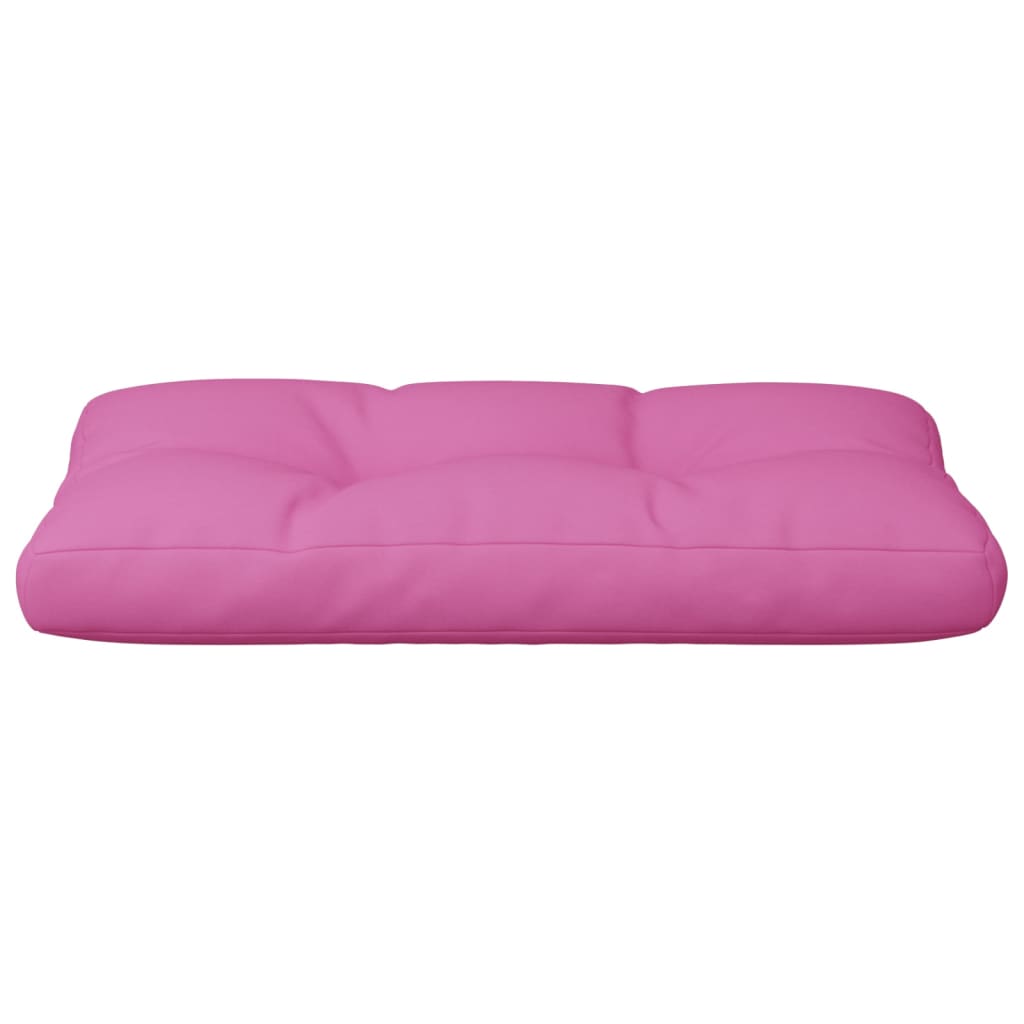 vidaXL Coussin de palette rose 70x40x12 cm tissu