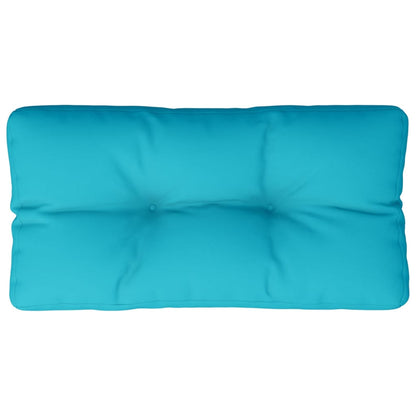 vidaXL Coussins de palette turquoise 70x40x12 cm Tissu