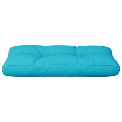 vidaXL Coussins de palette turquoise 70x40x12 cm Tissu