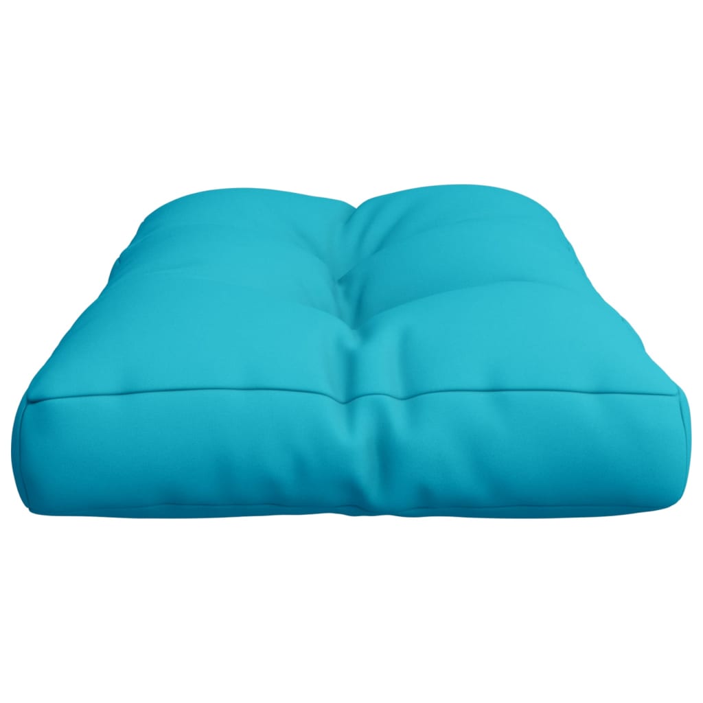 vidaXL Coussins de palette turquoise 70x40x12 cm Tissu